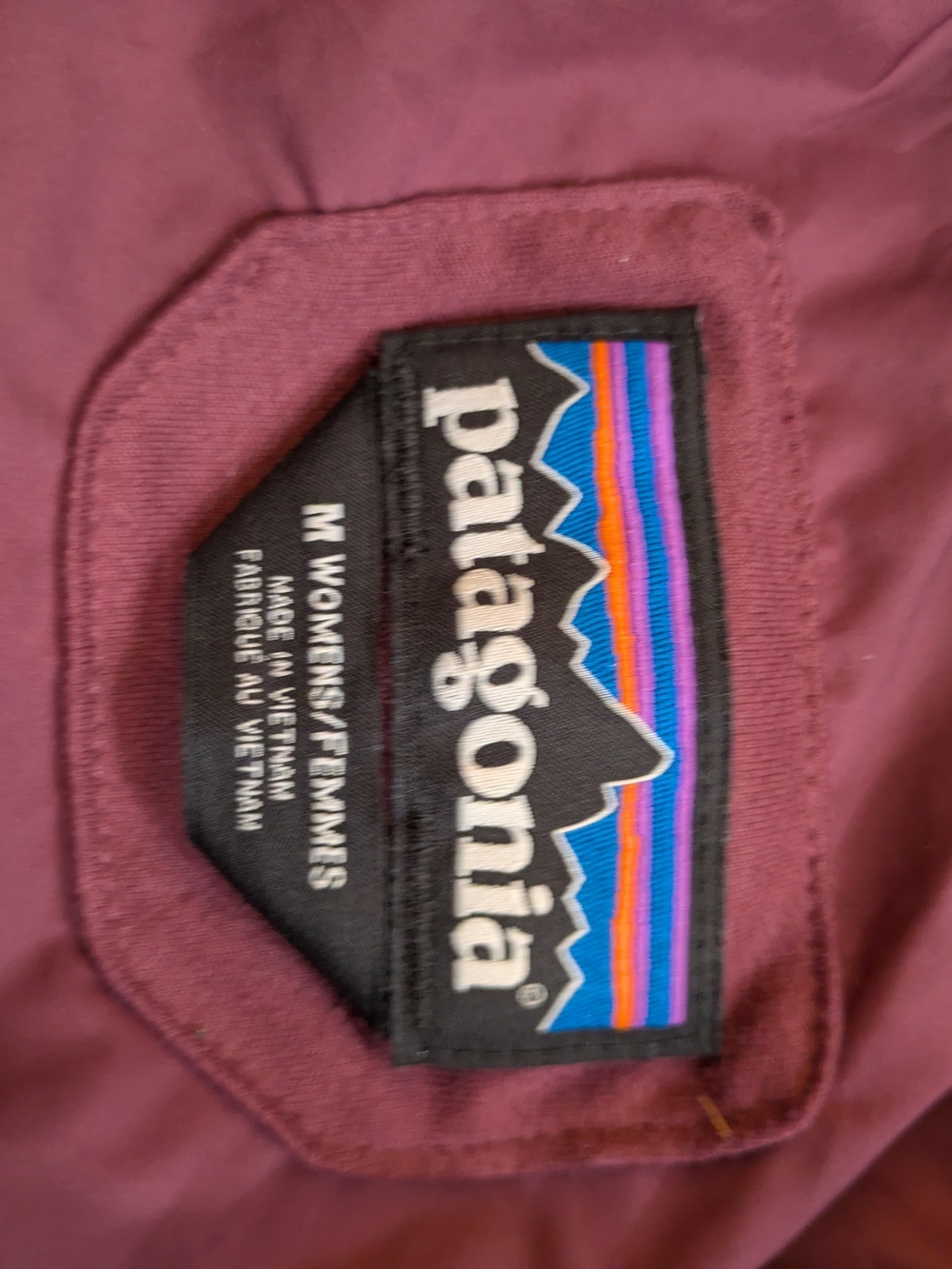 Patagonia Women's Maroon Quilted Long Puffer Coat - Picture 3 of 6